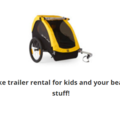 Create Listing: Bike trailer rental for kids and your beach stuff!
