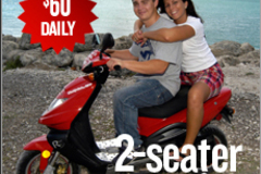 Create Listing: Two Seater Deluxe Scooter Rental (Daily Rental)