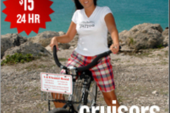 Create Listing: Cruiser Bike Bicycle Rental (24 Hour rental)