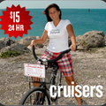 Create Listing: Cruiser Bike Bicycle Rental (24 Hour rental)