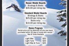 Create Listing: Snowboard & Boots RENTAL (24 hours)